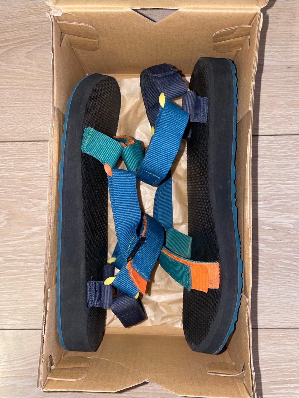 TEVA Kids Multi-Color Outdoor Strap Sandals